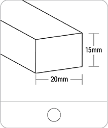 Tracking guides - M15 PVC